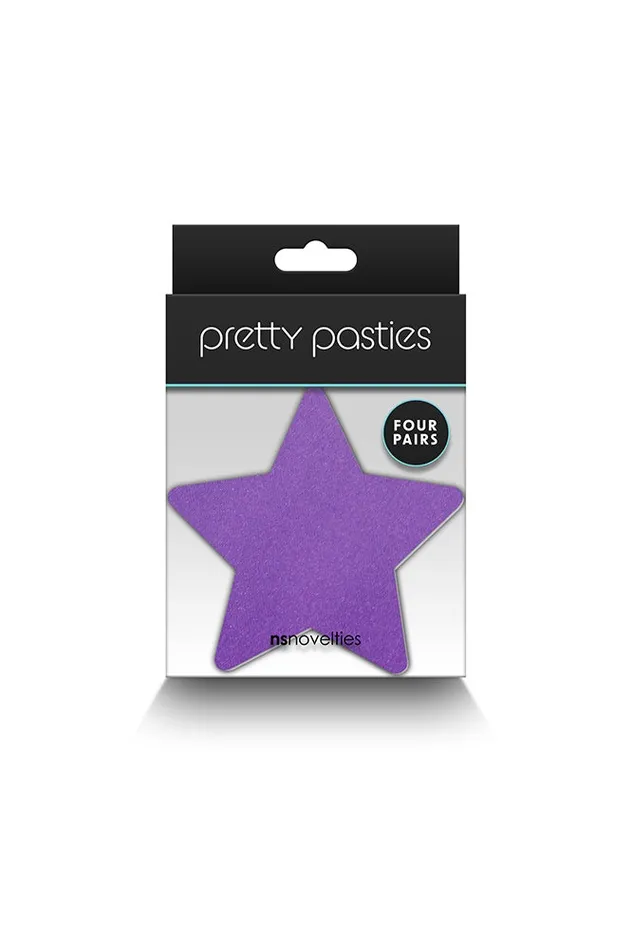 Vibrators NS Novelties NS Novelties Pretty Pasties Star Pasties 4 Pair