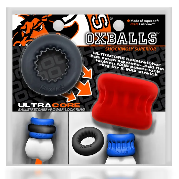 Vibrators OXBALLS Oxballs Ultracore Ball Stretcher Red