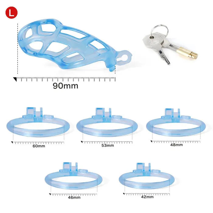 Vibrators Oxyshop The Guardian Seethrough Ice Blue Purple