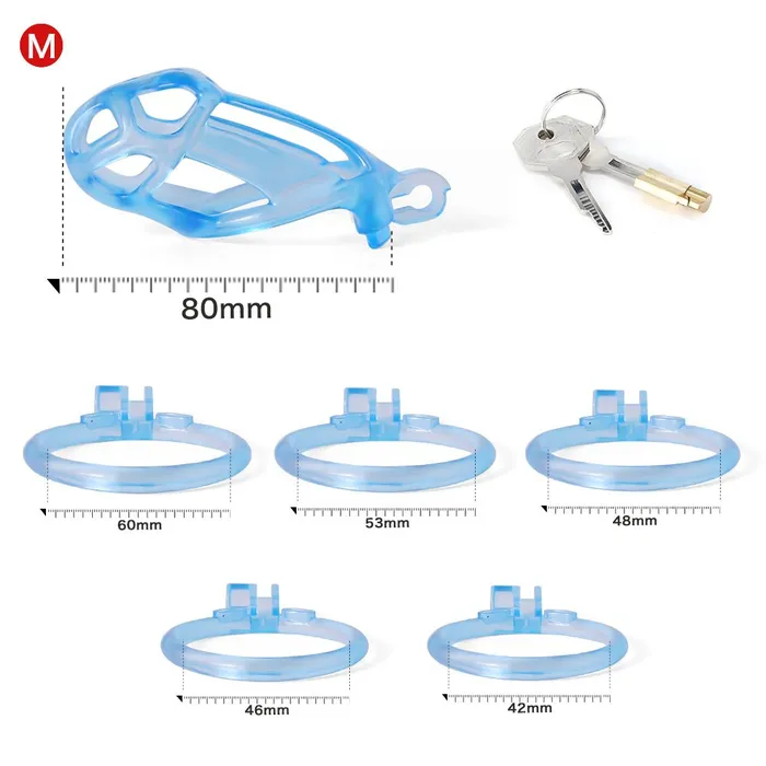 Vibrators Oxyshop The Guardian Seethrough Ice Blue Purple