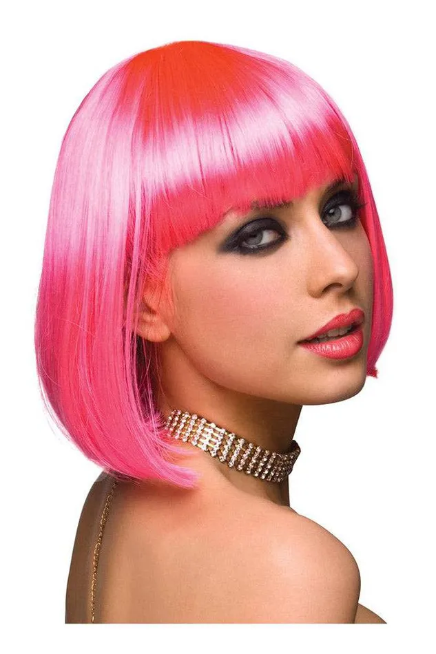 Vibrators Pleasure Wigs Pleasure Wigs Cici Wig Hot Pink