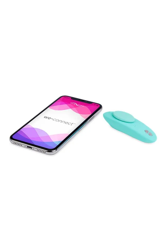 Vibrators WeVibe Moxie Wearable Bluetooth Clitoral Vibrator Aqua WeVibe