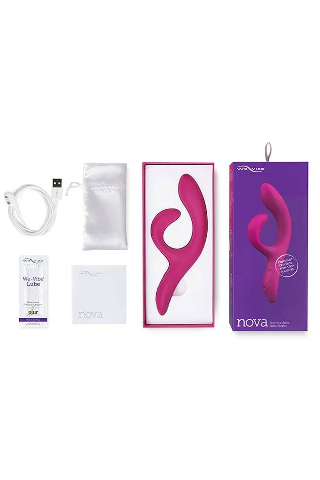 Vibrators WeVibe WeVibe Nova 2 Flexible Rabbit Vibrator Pink