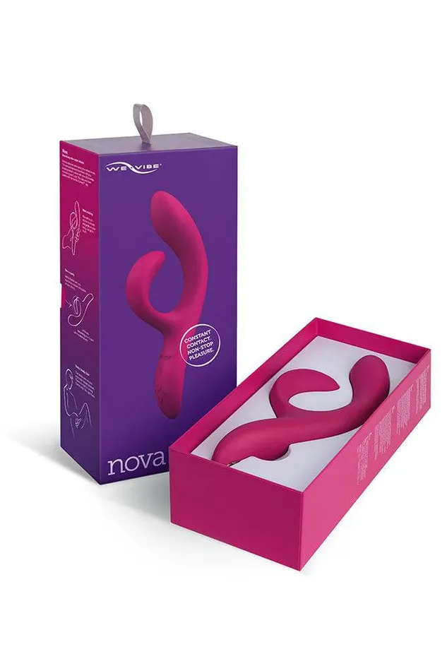 Vibrators WeVibe WeVibe Nova 2 Flexible Rabbit Vibrator Pink