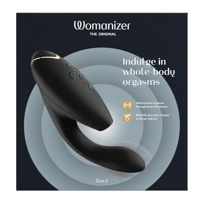 Vibrators WOMANIZER Womanizer Duo 2 Pleasure Air G Spot Vibrator Black