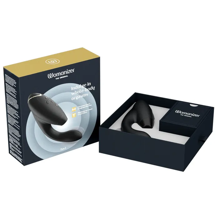 Vibrators WOMANIZER Womanizer Duo 2 Pleasure Air G Spot Vibrator Black