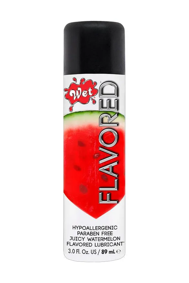 Wet Flavored Lubricant Juicy Watermelon 3oz Wet Lubricants