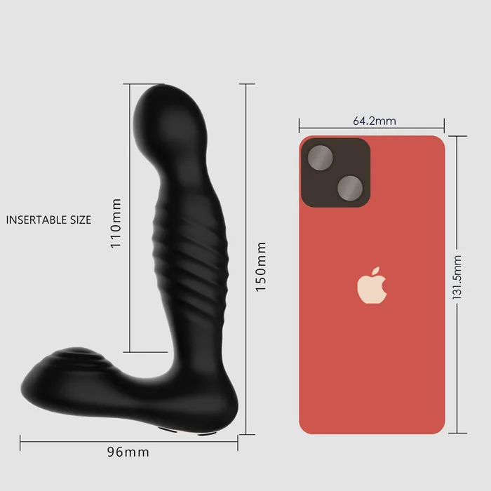Winyi Anal Winyi Derek Rotating Prostate Massager Black
