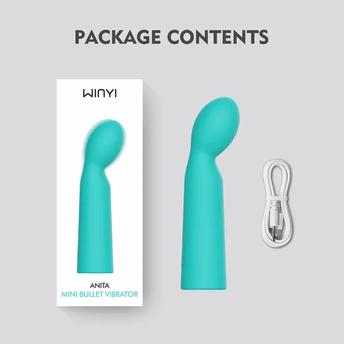 Winyi Winyi Nina GSpot Vibrator Turquoise Vibrators