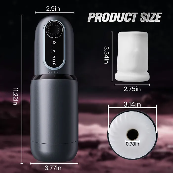 AcmeJoy ARMOR CVT Control Sucking Thrusting Rotating Erection Aid Masturbator Male Sex Toys