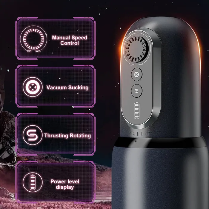 AcmeJoy ARMOR CVT Control Sucking Thrusting Rotating Erection Aid Masturbator Male Sex Toys