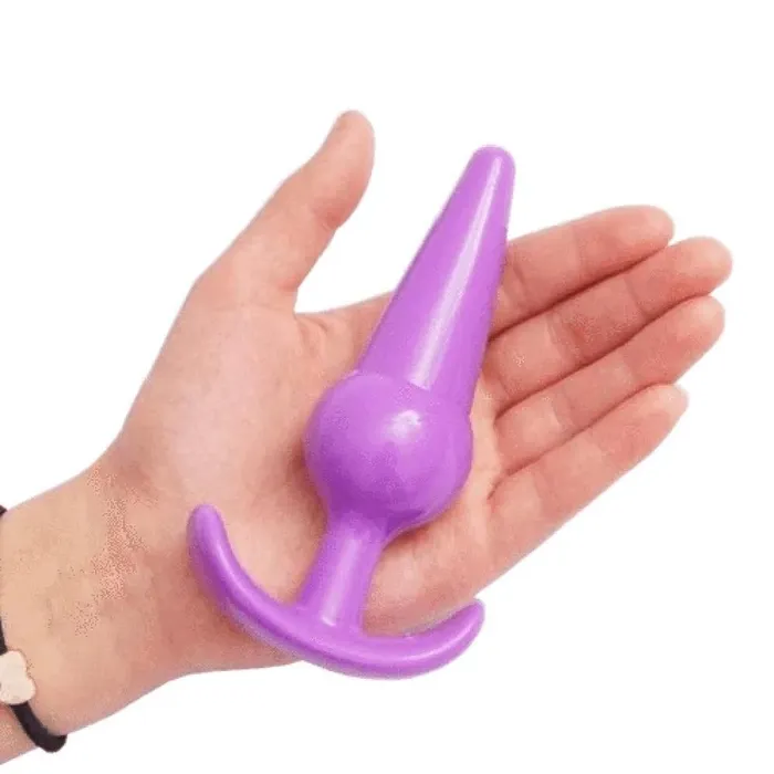 Anal Lovegasm 4 PcsSet Various Shapes Silicone Plugs Trainer Kit For Men 3 Colors To Choose From