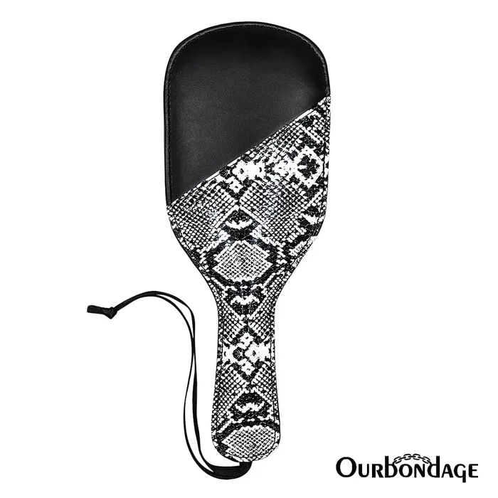 Anal Lovegasm Stylish SnakeskinInspired Ass Paddle