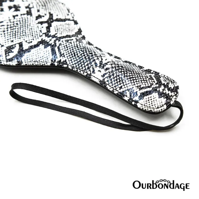 Anal Lovegasm Stylish SnakeskinInspired Ass Paddle