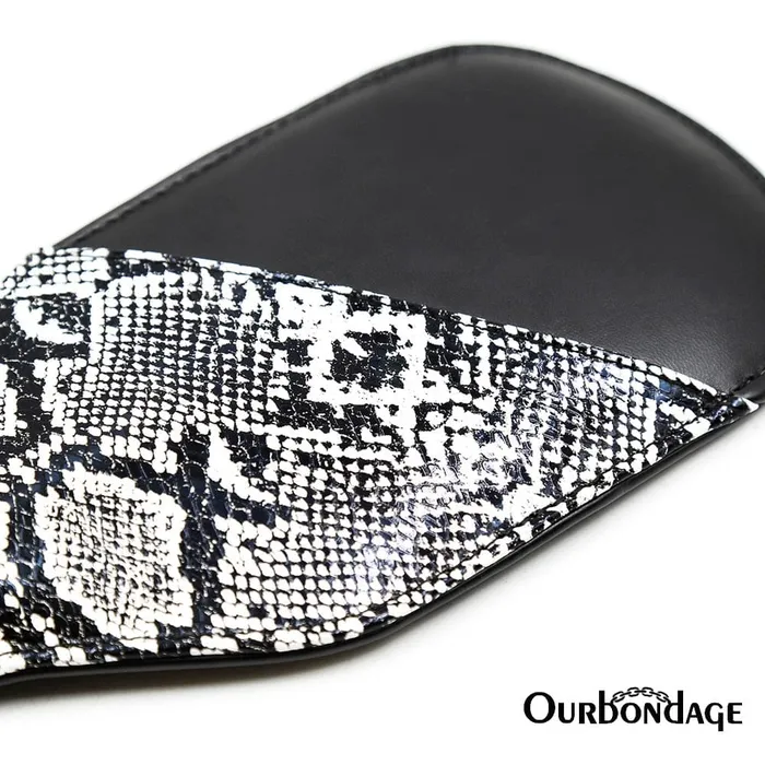 Anal Lovegasm Stylish SnakeskinInspired Ass Paddle