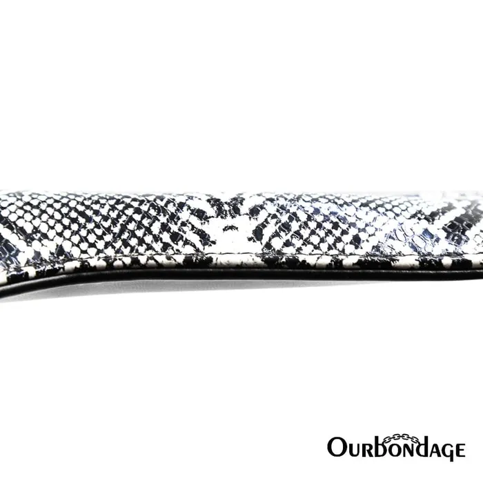 Anal Lovegasm Stylish SnakeskinInspired Ass Paddle