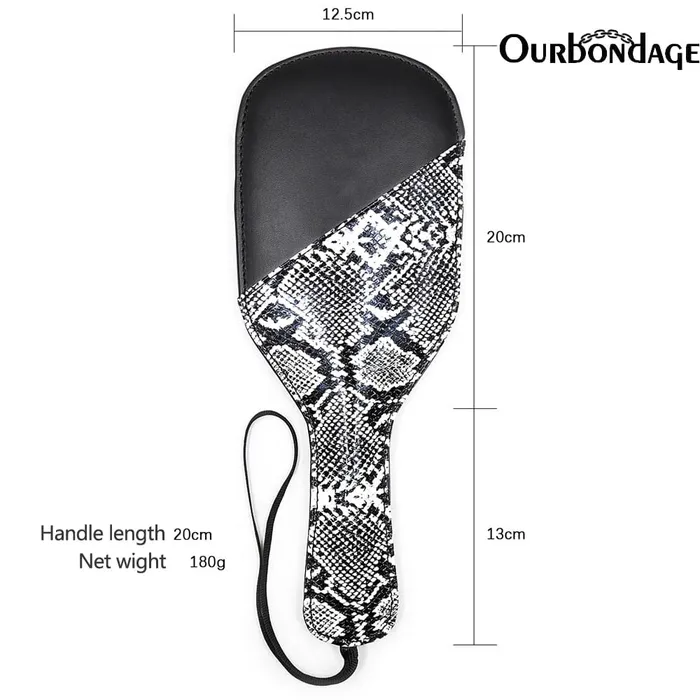 Anal Lovegasm Stylish SnakeskinInspired Ass Paddle