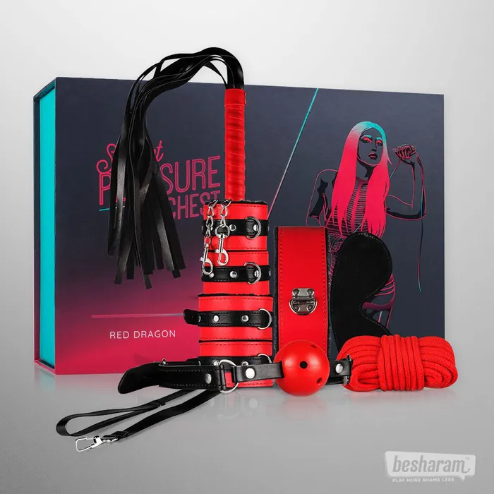 Anal Secret Pleasure Chest Secret Pleasure Chest Red Dragon BDSM Set
