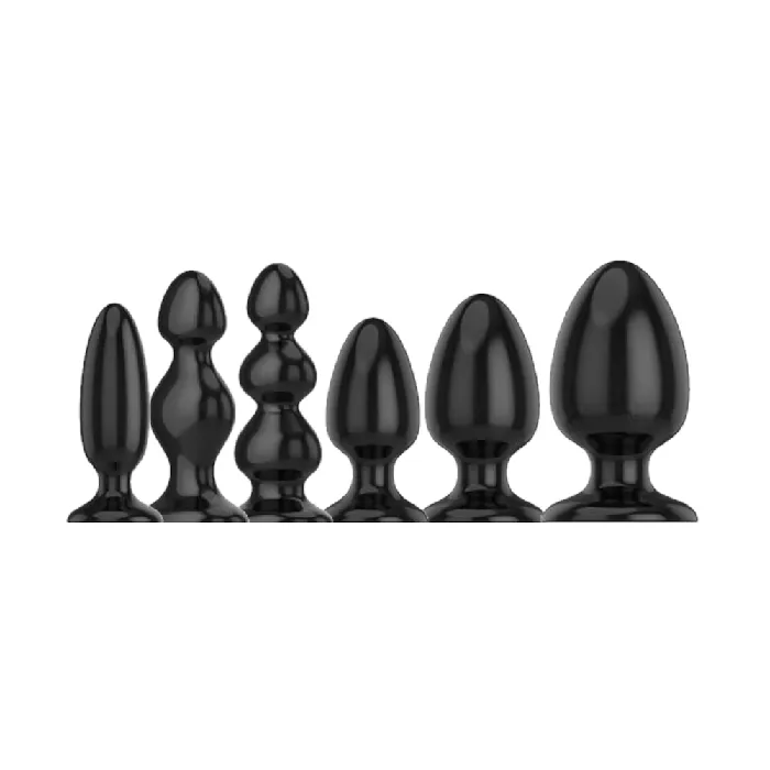 Big and Black Silicone Butt Trainer Tapered 492 to 692 Long Lovegasm Anal