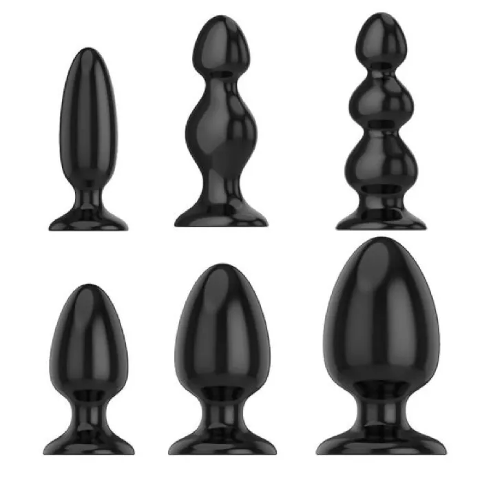 Big and Black Silicone Butt Trainer Tapered 492 to 692 Long Lovegasm Anal