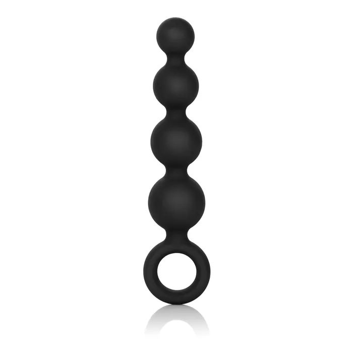 CalExotics Anal Silicone Booty Beads Black