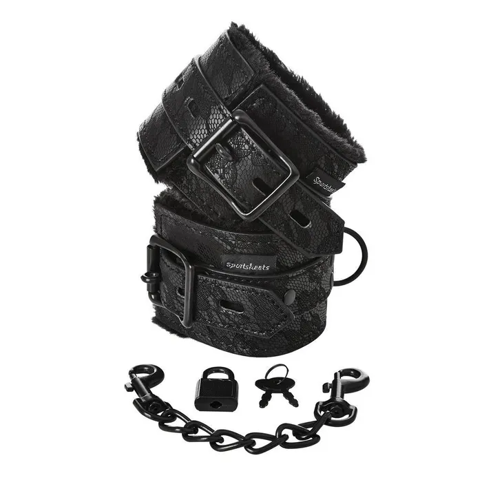 Couples Sportsheets Sincerely Fur Lined Hand Cuffs