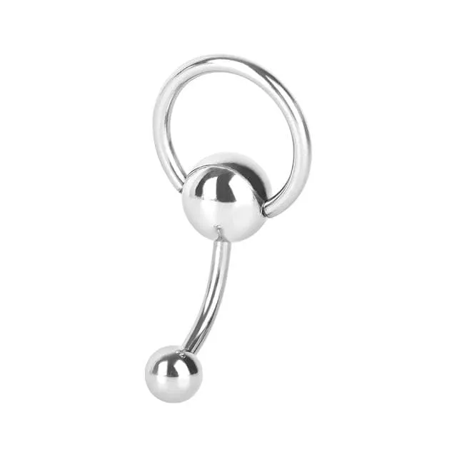 Curvy Genital Piercing Jewelry Lovegasm Vibrators