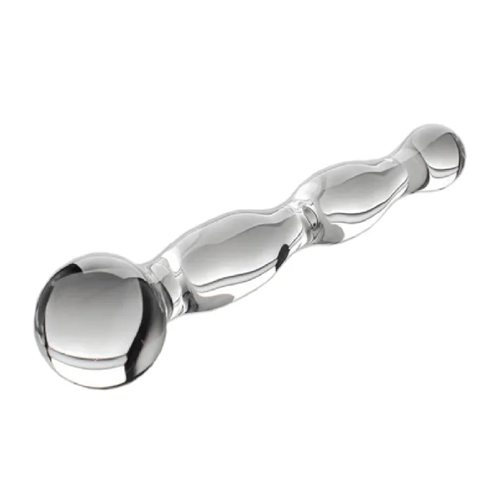 Dildos Lovegasm Happiness Glass Assistant Personal Dildo Dp Double Sided