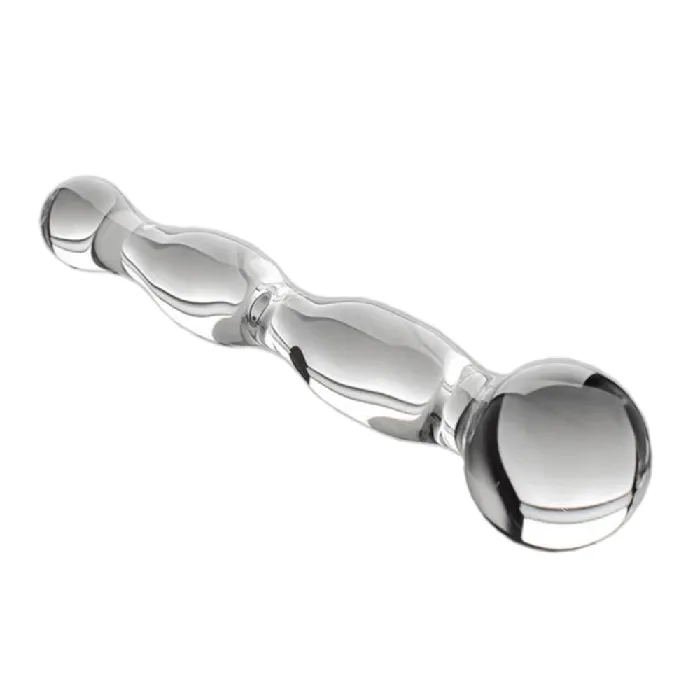 Dildos Lovegasm Happiness Glass Assistant Personal Dildo Dp Double Sided