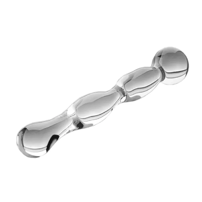 Dildos Lovegasm Happiness Glass Assistant Personal Dildo Dp Double Sided