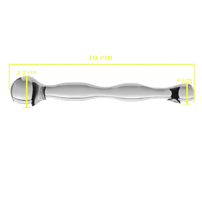 Dildos Lovegasm Happiness Glass Assistant Personal Dildo Dp Double Sided