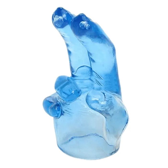 Dildos Lovegasm TwoFinger Stimulation Bluish Clear 236 Fisting Dildo Hand Starter Dildos Lovegasm TwoFinger Stimulation Bluish Clear 236 Fisting Dildo Hand Starter