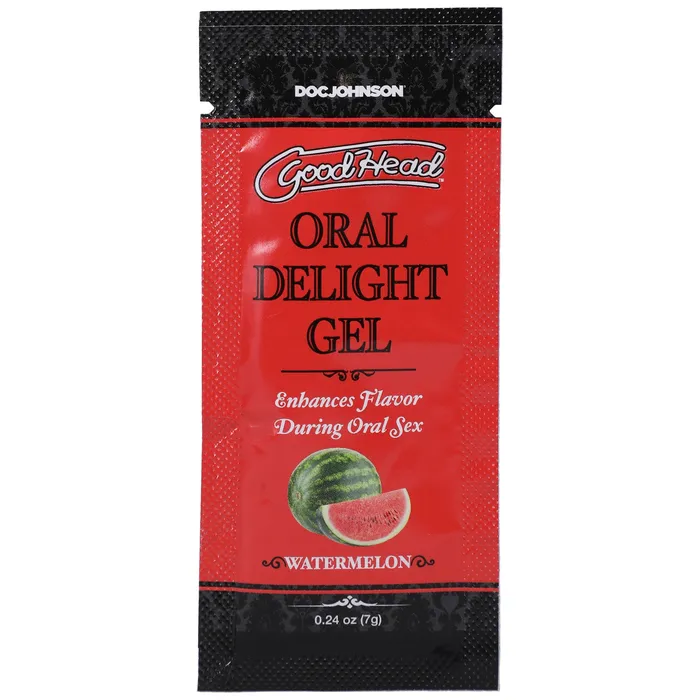 Doc Johnson Enhancers Goodhead Oral Delight Gel Watermelon 024 Oz