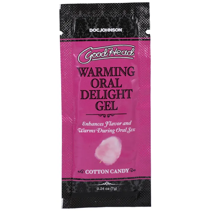 Doc Johnson Enhancers Goodhead Warming Oral Delight Gel Cotton Candy 024 Oz