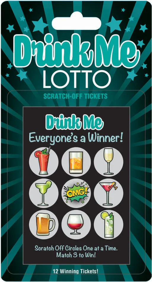 Drink Me Lotto 12 Winning Tickets Little Genie Vibrators