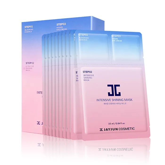 Enhancers Jayjun Facial Mask 3 Steps Baby Pure Shining Mask 10pcsPack 765 Jayjun