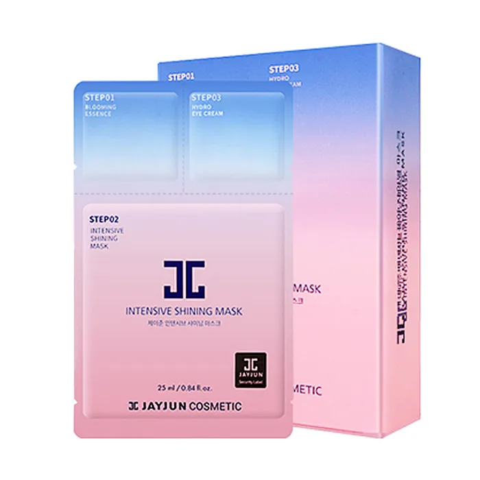 Enhancers Jayjun Facial Mask 3 Steps Baby Pure Shining Mask 10pcsPack 765 Jayjun