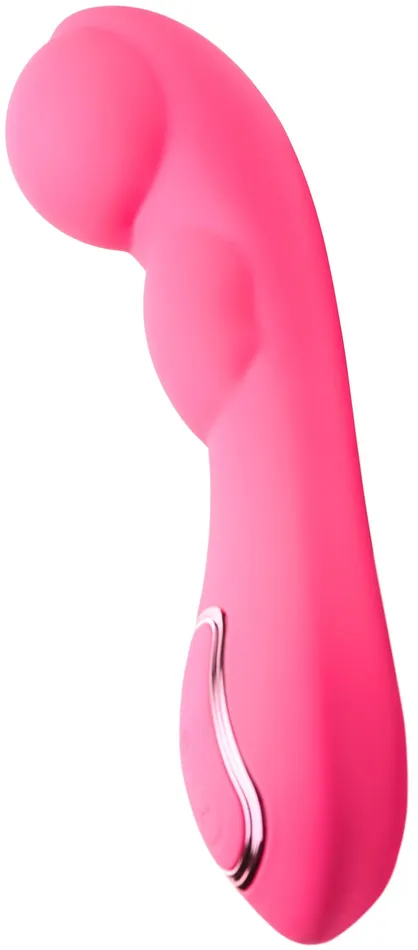 ExtremeG Inflating GSpot Silicone Vibrator Pink XR Brands inmi Vibrators
