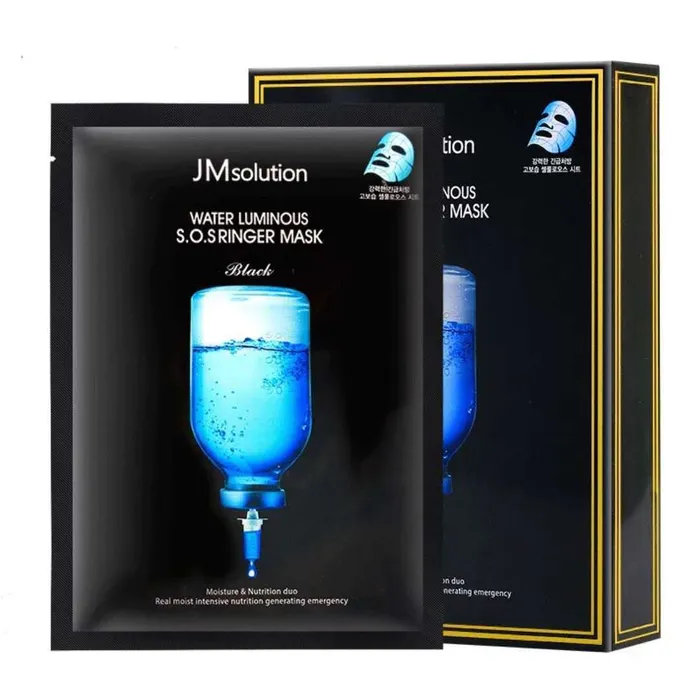JM Solution Water Luminous SOS Ringer Mask 1 Pack10 Sheets Facial Mask MZ022 JM Male Sex Toys JM Solution Water Luminous SOS Ringer Mask 1 Pack10 Sheets Facial Mask MZ022 JM Male Sex Toys