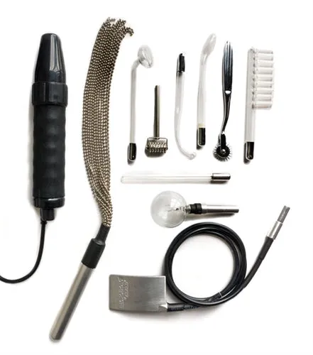 Kinklab Vibrators Agent Noir Neon Wand Kit