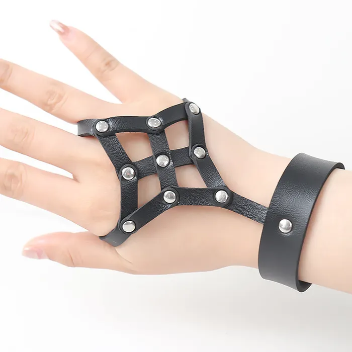Leather Harness Bracelet Dashdiamondx Female Sex Toys