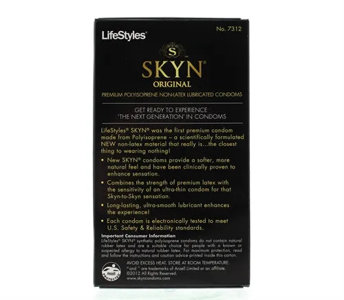 Lifestyle Condoms Female Sex Toys Lifestyles Skyn 12 Pack