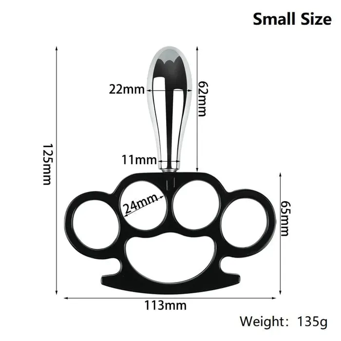 Lovegasm Anal Metal Knuckle Plug