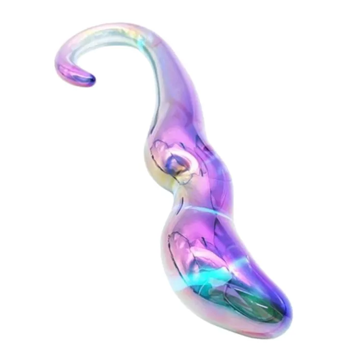 Lovegasm Anal Rainbow Glass Teardrop 7 Octopus Dildo For Women Toys Tenticle Anal Lovegasm Anal Rainbow Glass Teardrop 7 Octopus Dildo For Women Toys Tenticle Anal