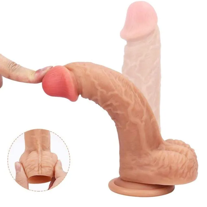 Lovegasm Female Sex Toys Like a Pro 7 Realistic Dildo Silicone with Suction Cup Wall Anal