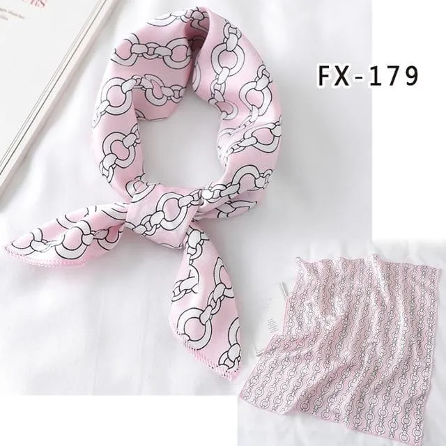 Lovegasm Vibrators Printed Satin Scarf Knotted Gag