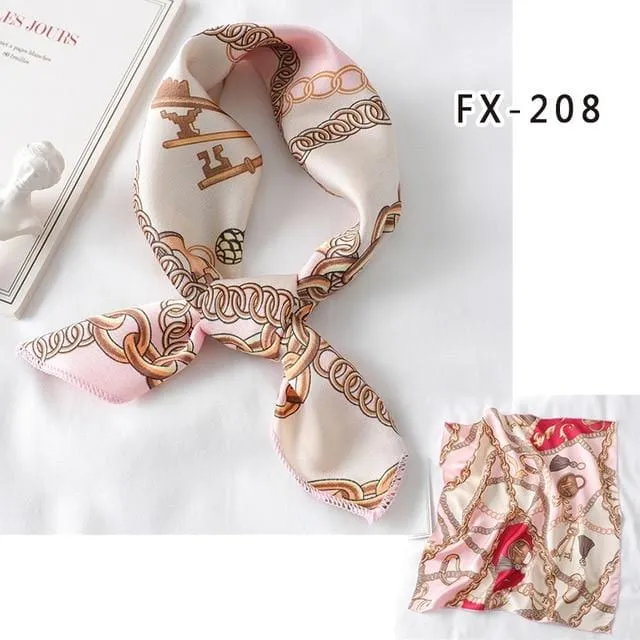 Lovegasm Vibrators Printed Satin Scarf Knotted Gag