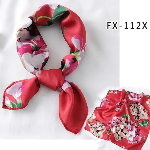 Lovegasm Vibrators Printed Satin Scarf Knotted Gag