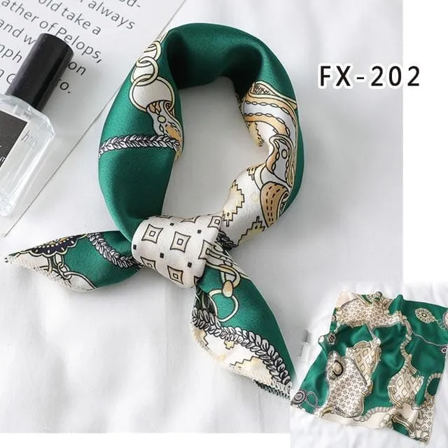 Lovegasm Vibrators Printed Satin Scarf Knotted Gag