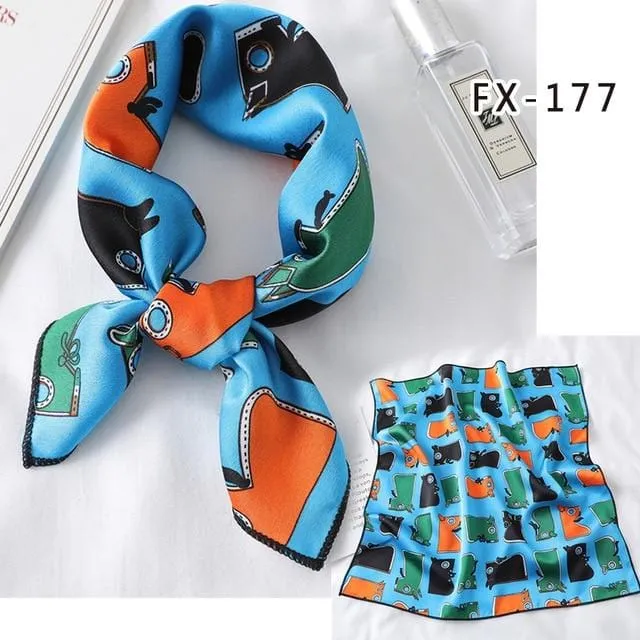 Lovegasm Vibrators Printed Satin Scarf Knotted Gag